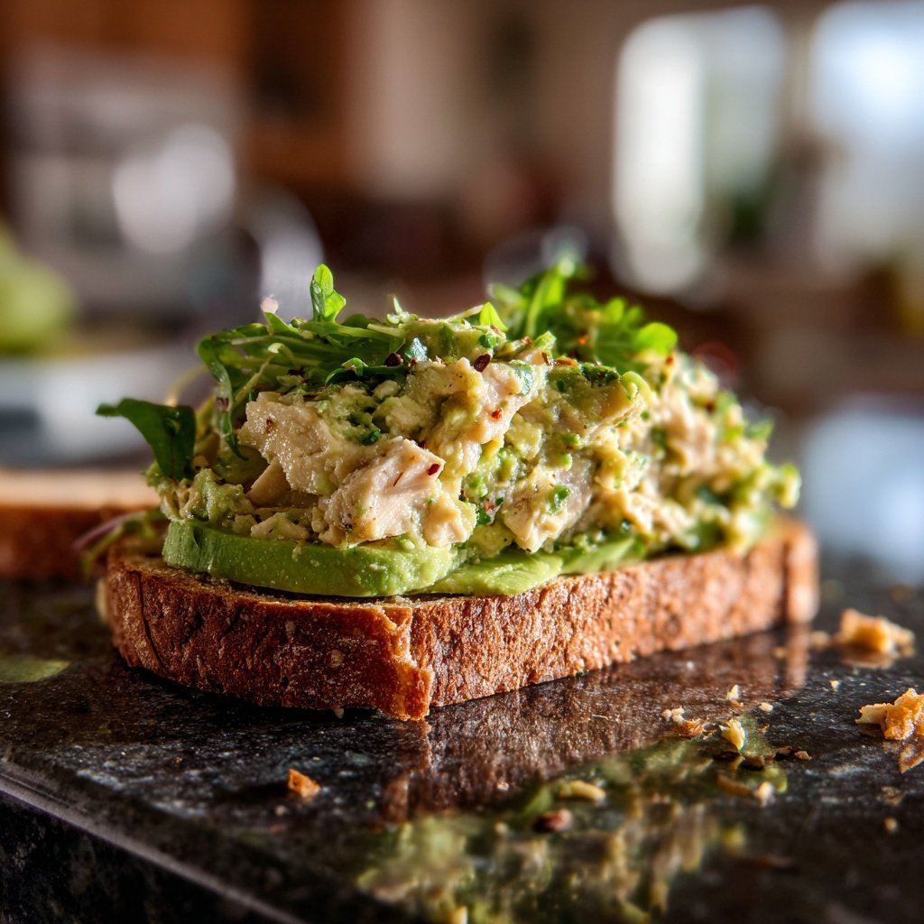 Avocado Chicken Salad Sandwich