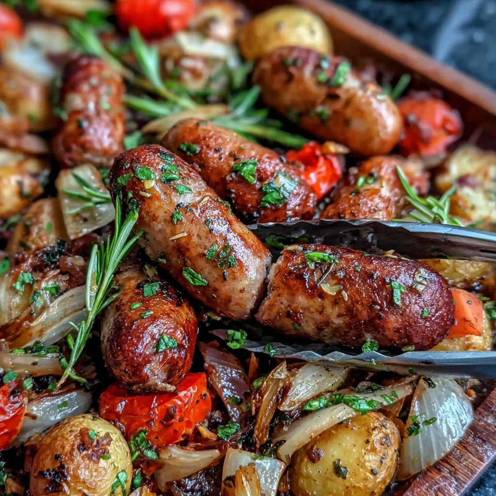 Sheet Pan Sausage and Veggies
