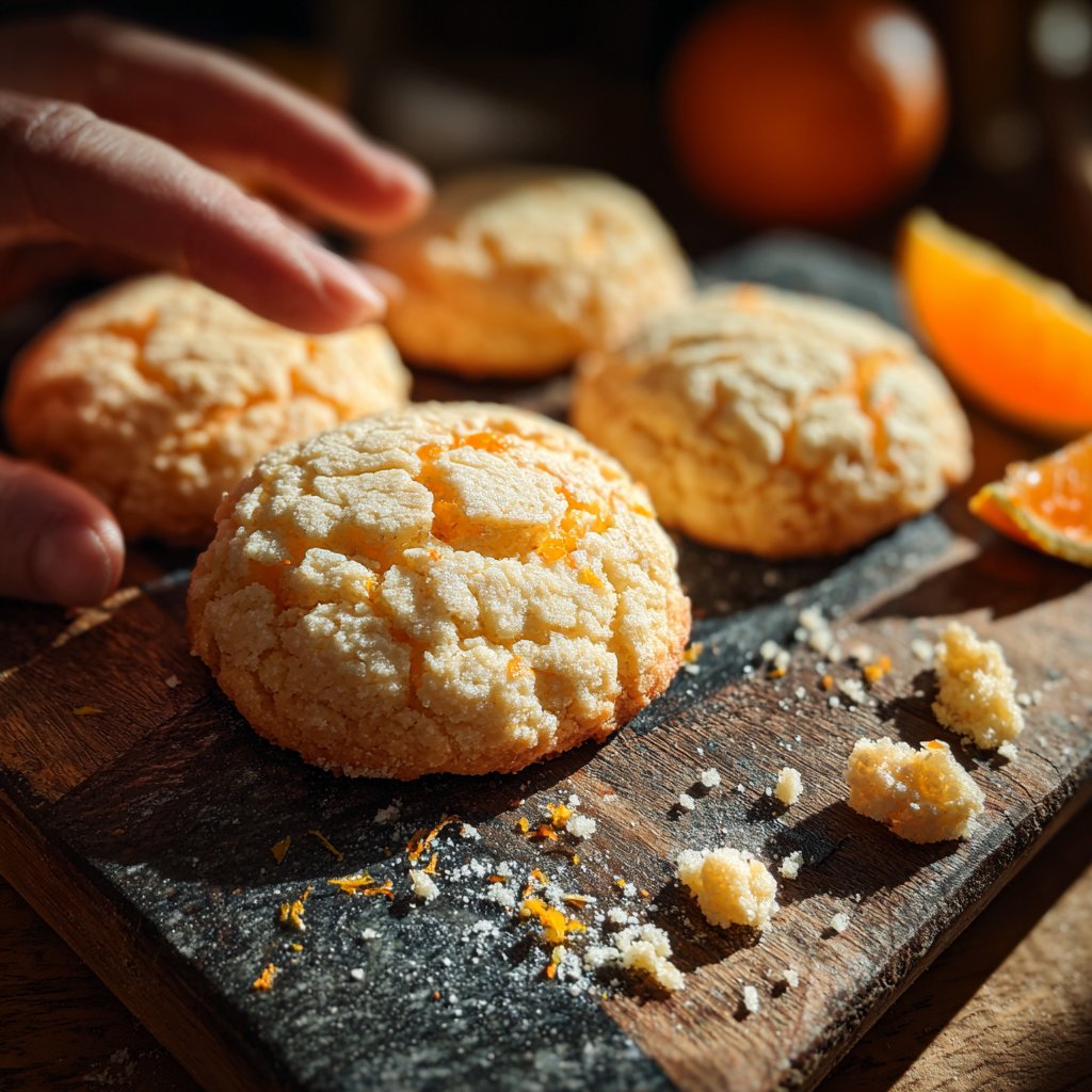 Orange Zest Spring Cookies