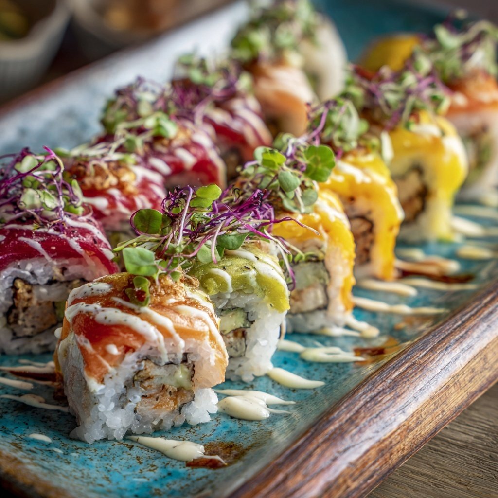 Global Japanese Sushi Rolls