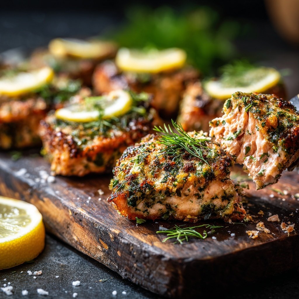 Herb-Encrusted Salmon Bites
