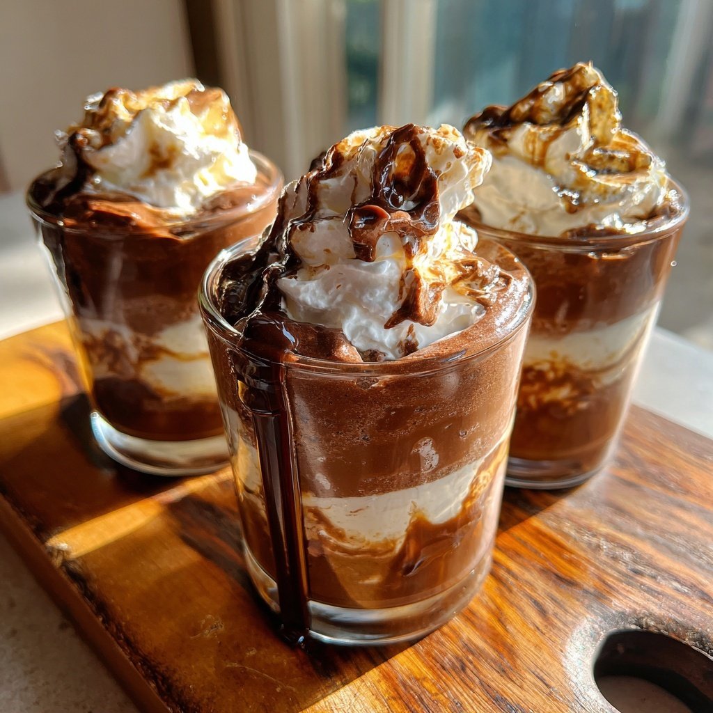 Vanilla Bean Chocolate Parfaits