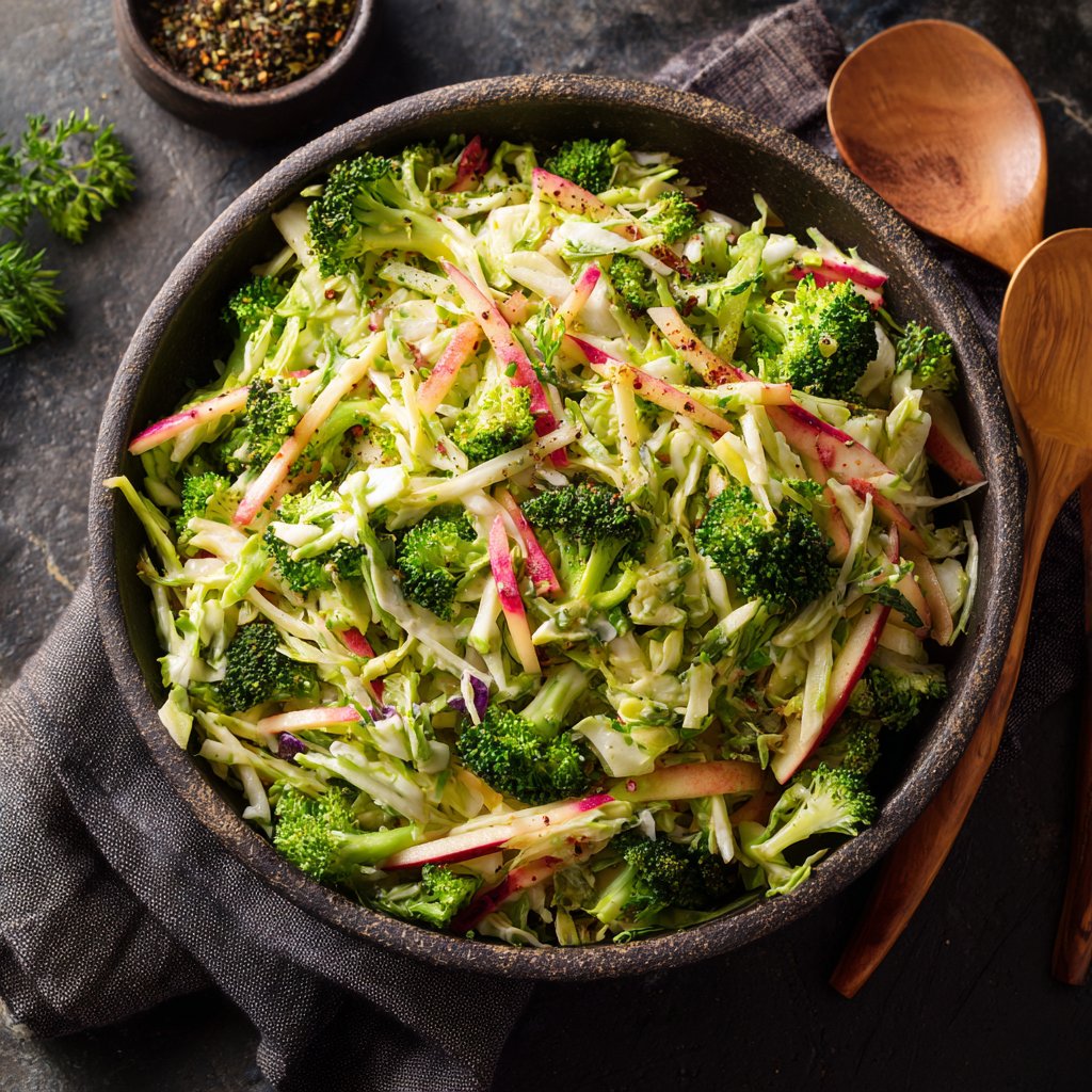 Broccoli Apple Coleslaw Twist