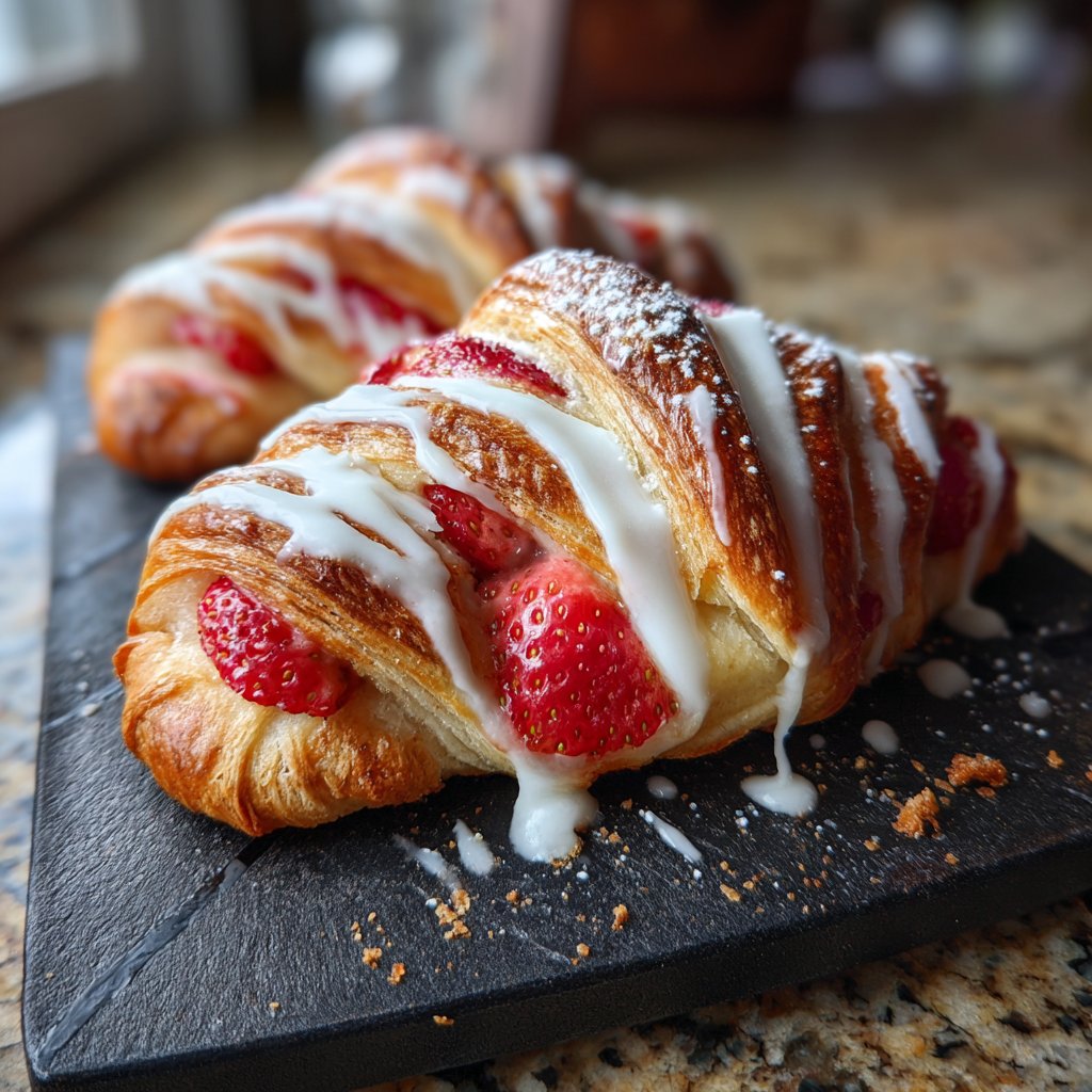 Strawberry Cream Cheese Danish