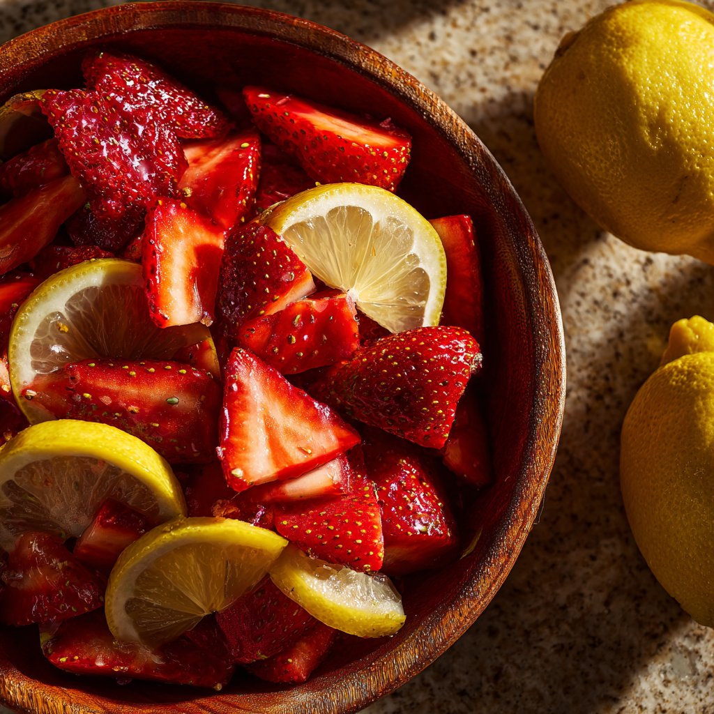 Lemon Strawberry Fruit Salad